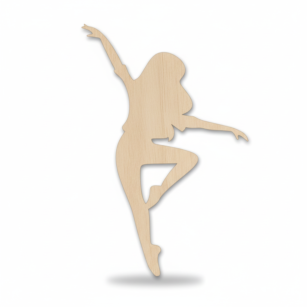unfinished wood dancer shape - Hadi Craft USA