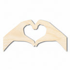 unfinished wood heart craft cutout | Hadi Craft USA