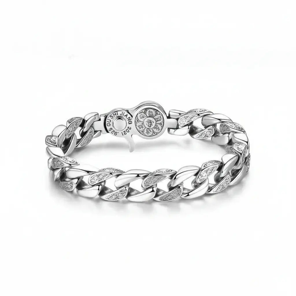 vintage silver bracelet for men | Hadi Craft USA