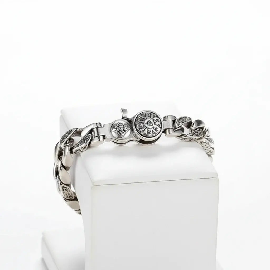 vintage silver bracelet for men | Hadi Craft USA