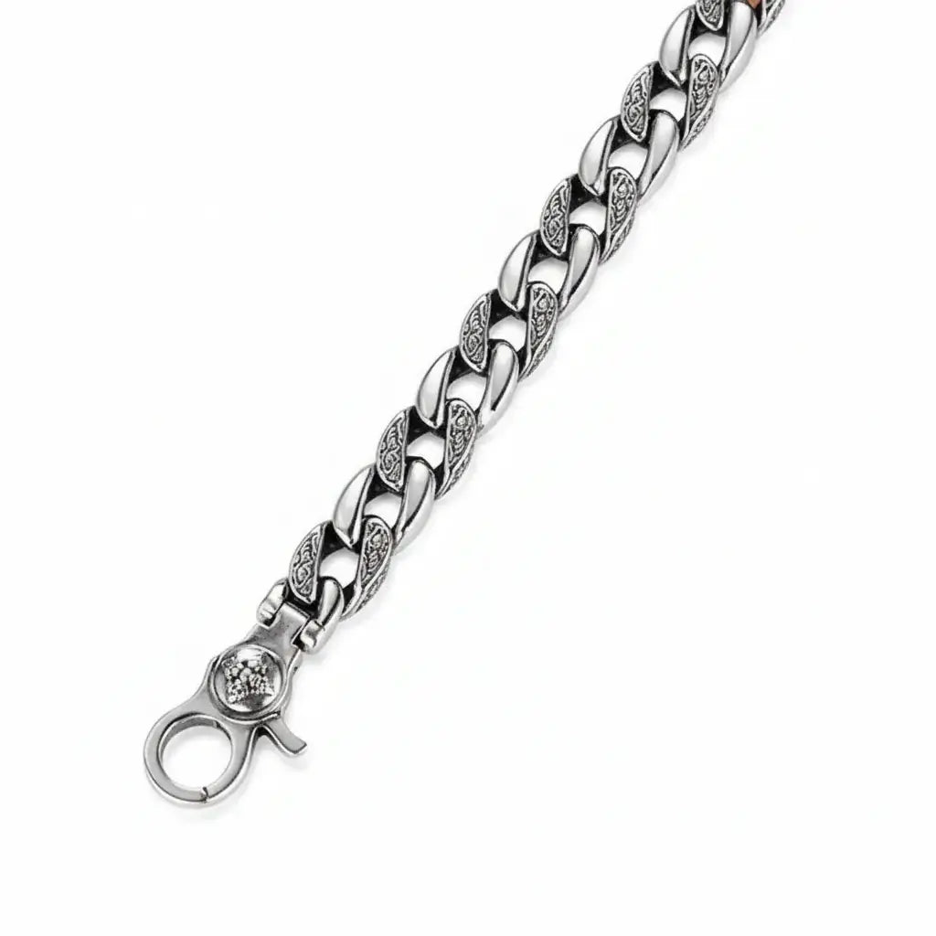 vintage silver bracelet for men | Hadi Craft USA