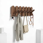 walnut wood wall mounted coat rack Wall Mount,Wall Mounted Coat Rack - Hadi Craft
