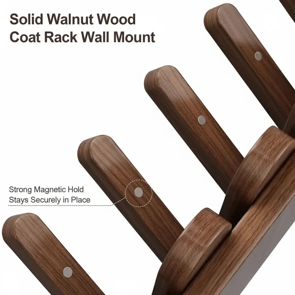walnut wood wall mounted coat rack Wall Mount,Wall Mounted Coat Rack - Hadi Craft