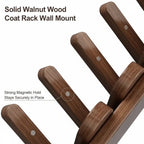 walnut wood wall mounted coat rack Wall Mount,Wall Mounted Coat Rack - Hadi Craft