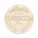 wood classroom door sign kit - Hadi Craft USA