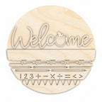 wood school door sign kit - Hadi Craft USA